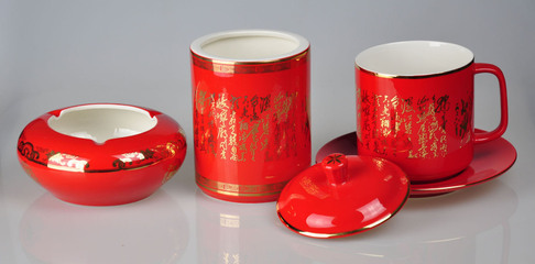 【?？?頭詩詞紅瓷茶具 茶道 中國千年文化】價格,廠家,圖片,茶具套裝,安徽?？筒Ａ髅笥邢挢熑喂?